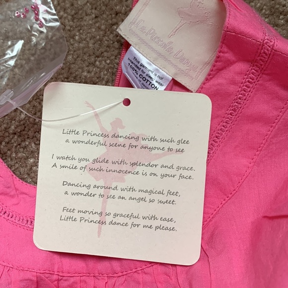 La Piccolo Danza pink ruffle dress and bloomers size 24 months - Picture 5 of 8